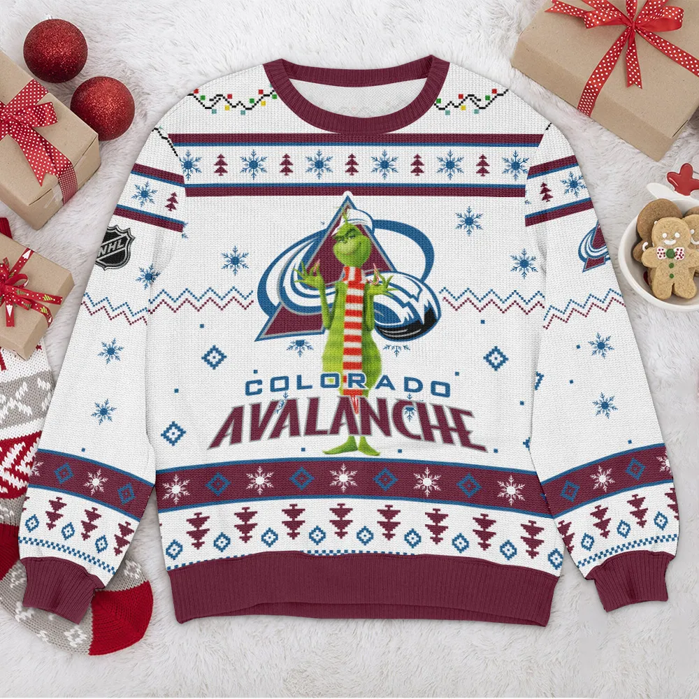 Special Release Colorado Avalanche NHL Ugly Sweater All Over Prints Christmas Season HONHL170924SW18CA
