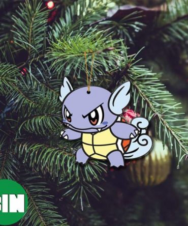 Wartortle Custom Shape Christmas Tree Decorations 2023 Xmas Unique Ornament