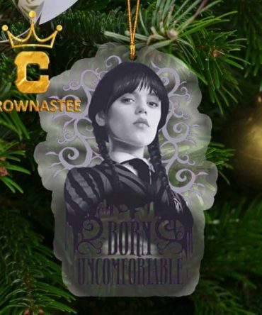 Wednesday Born Uncomfortable Acrylic Christmas Tree Decoration Ornament