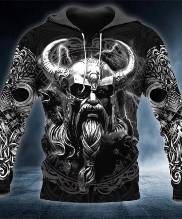 Odin Norse Warrior Viking 3D Hoodie