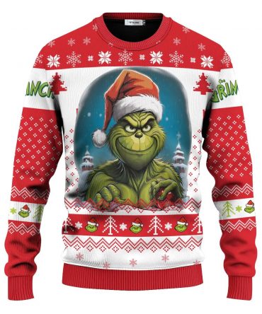 Grinch Ugly Christmas Sweater, Christmas Grinch Sweater