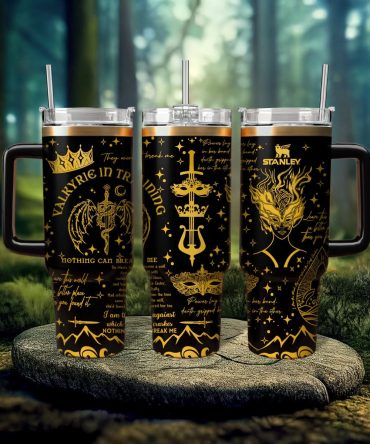 A Court of Silver Flames Book Custom Stanley Quencher 40oz Stainless Steel Tumbler With Handle
