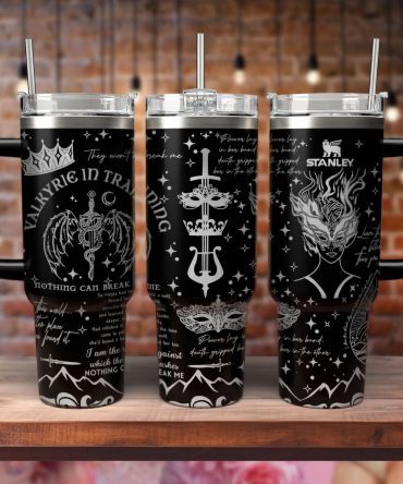 A Court of Silver Flames Book Custom Stanley Quencher 40oz Stainless Steel Tumbler With Handle