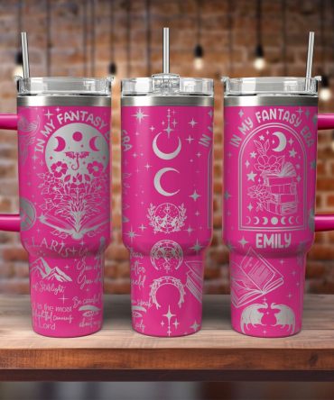 A Court Of Thorns And Roses Book Custom Stanley Quencher 40oz Stainless Steel Tumbler With Handle