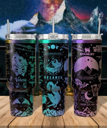 A Court Of Thorns And Roses Book Custom Stanley Quencher 40oz Stainless Steel Tumbler With Handle