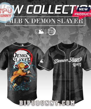 Agatsuma Zenitsu Demon Slayer x MLB Baseball Jersey