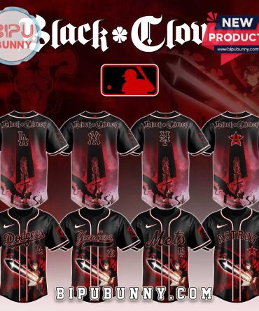 All Team MLB x Black Clover 2025 Edition Baseball Jersey