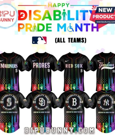All Team MLB x Disability Pride Month Baseball Jersey
