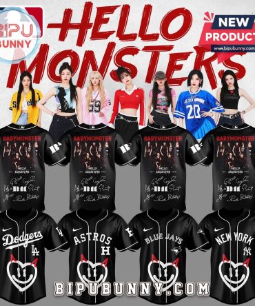 All Team MLB x Hello Monsters World Tour Baseball Jersey
