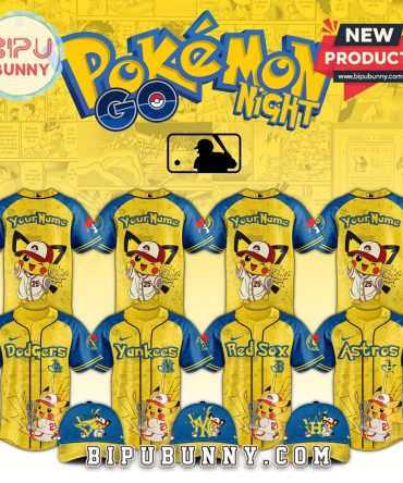 All Team MLB x Pokémon GO Night 2025 Baseball Jersey