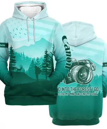 And Into The Forest I Go To Lose My Mind And Find My Soul Canon Photography Videography All Over Prints BL281024A1CN - Hoodie