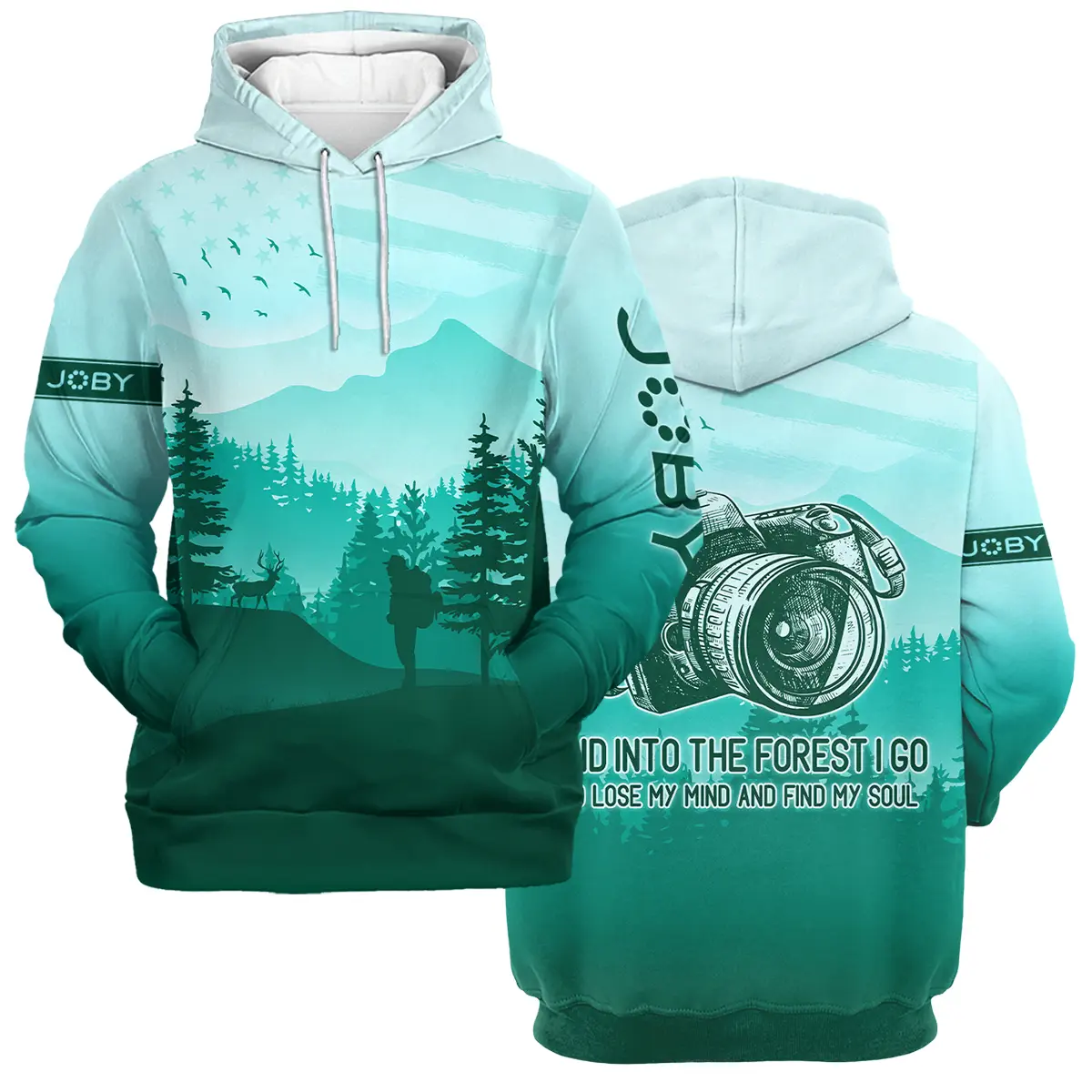 And Into The Forest I Go To Lose My Mind And Find My Soul Joby Photography Videography All Over Prints BL281024A1JB - Hoodie