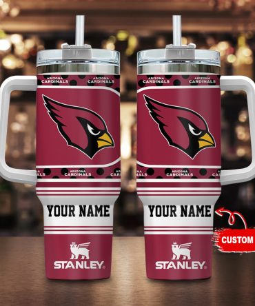 Arizona Cardinals NFL Custom Stanley Cup 40 oz 30 oz Tumbler With Handle