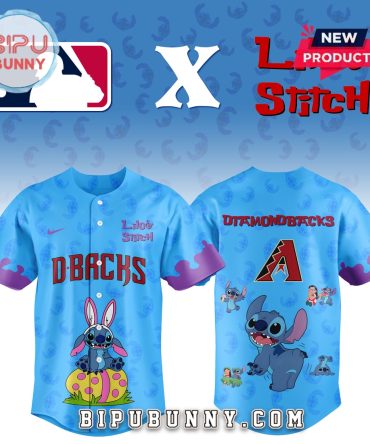 Arizona Diamondbacks MLB x Lilo and Stitch Baseball Jersey