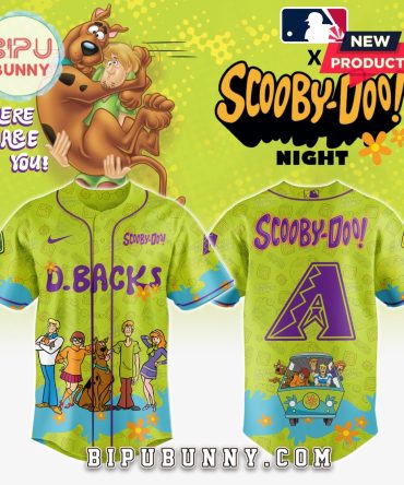 Arizona Diamondbacks MLB x Scooby Doo Baseball Jersey