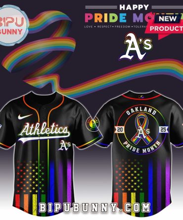 Athletics Happy Pride Month Baseball Jersey