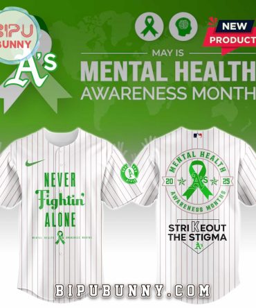 Athletics MLB Mental Health Awareness Baseball Jersey