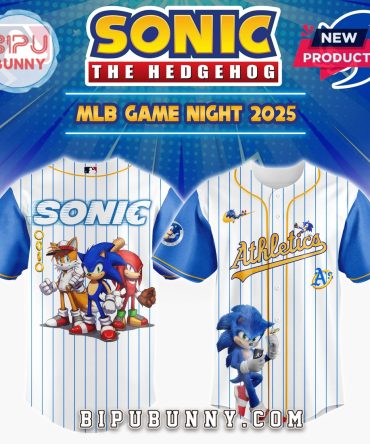 Athletics MLB x Sonic Game Night Baseball Jersey