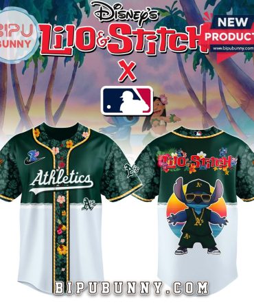 Athletics x Lilo and Stitch Baseball Jersey 2025