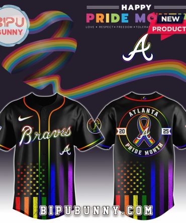 Atlanta Braves Happy Pride Month Baseball Jersey