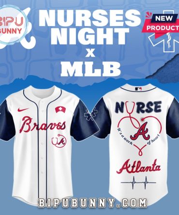 Atlanta Braves MLB Nurses Game Night Baseball Jersey