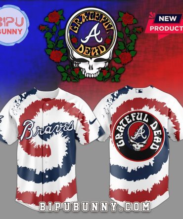 Atlanta Braves MLB x Grateful Dead Baseball Jersey