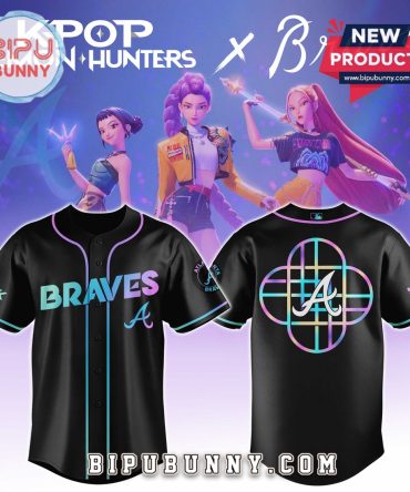 Atlanta Braves MLB x KPop Demon Hunters Baseball Jersey