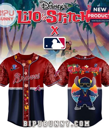 Atlanta Braves x Lilo and Stitch Baseball Jersey 2025