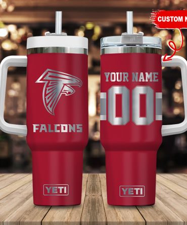 Customizable YETI Tumbler with Team Logo & Name - Perfect Gift for Fans