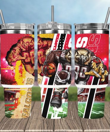 Football Fan Stainless Steel Tumbler with Straw - Ultimate Game Day Companion