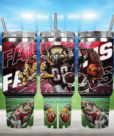 Ultimate Falcon Fan Stainless Steel Tumbler with Straw - Insulated Travel Mug for Game Day