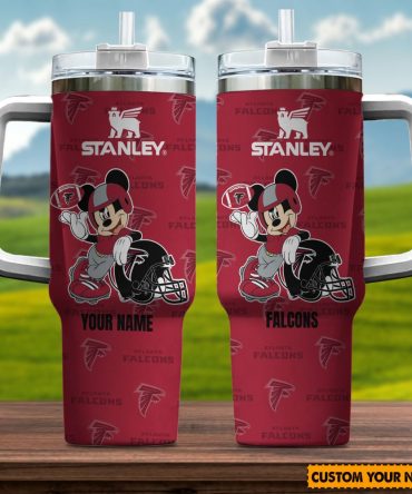 Customizable Mickey & Falcons Tumbler - Personalized Gift for Fans
