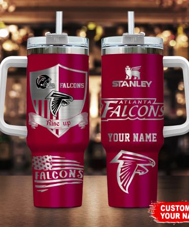 Personalized Falcons Tumbler with Handle - Show Your Team Spirit