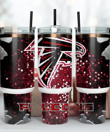 Premium Insulated Tumbler with Handle - Stylish Red & Black Mosaic Design