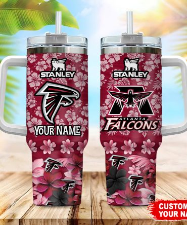 Customizable Floral Sports Team Tumbler with Handle and Straw - Perfect Gift