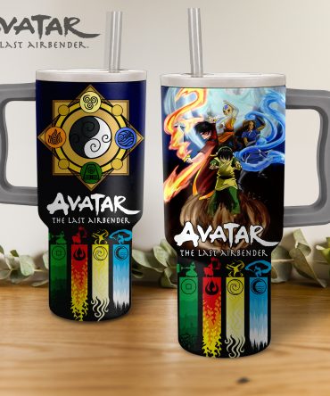 Avatar: The Last Airbender Themed Double-Walled Tumbler - Perfect for Fans