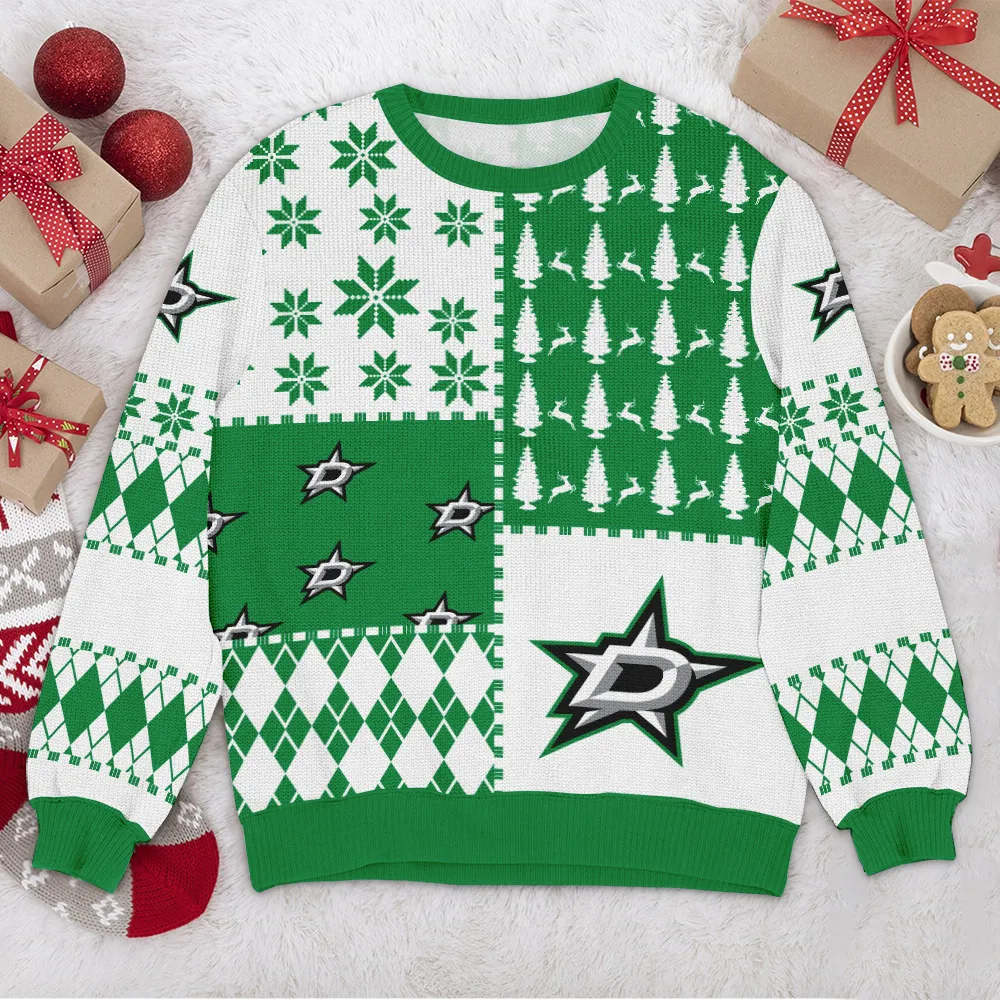 Special Release Dallas Stars NHL Ugly Sweater All Over Prints Christmas Season HONHL180924SW19