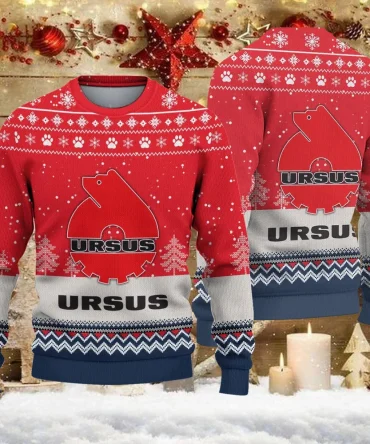 Ugly Sweater Ursus Farmer Love Exclusive Logo QTFRSW091124A9SW