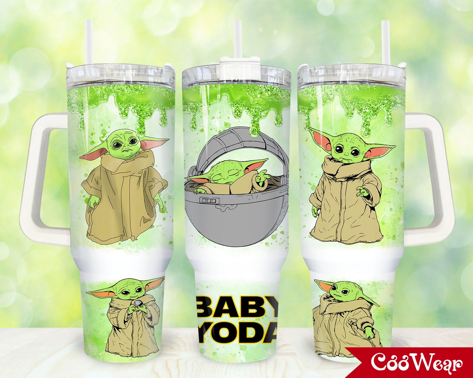 Adorable Baby Alien Tumbler Cup - Stay Hydrated in Style!