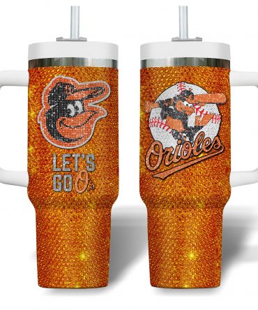 Vibrant Orioles Tumbler with Handle - Show Your Team Spirit!