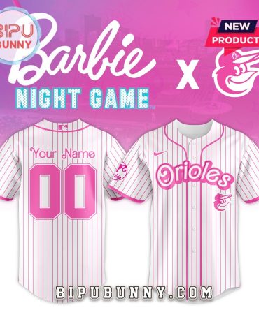 Baltimore Orioles MLB x Barbie Night Baseball Jersey