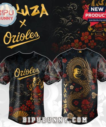 Baltimore Orioles MLB x Yakuza Bloodline Baseball Jersey