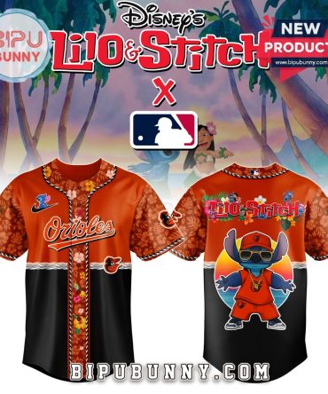 Baltimore Orioles x Lilo and Stitch Baseball Jersey 2025
