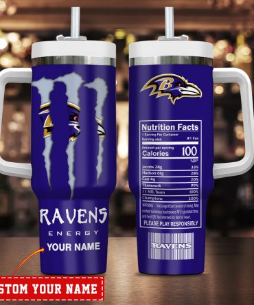 Personalized Team Spirit Tumbler - Custom Name Sports Fan Mug with Handle