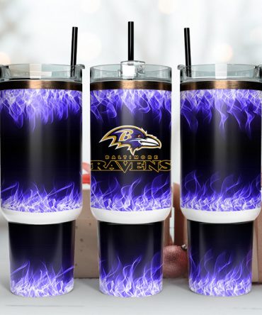 Stylish Ravens Fan Tumbler - Insulated, Durable & Perfect for Gameday