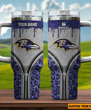 Customizable NFL Team Tumbler with Handle - Personalized Fan Gift