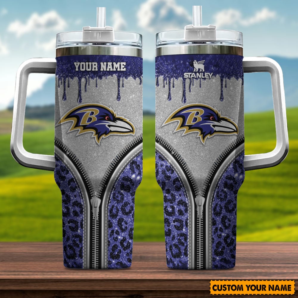 Customizable NFL Team Tumbler with Handle - Personalized Fan Gift