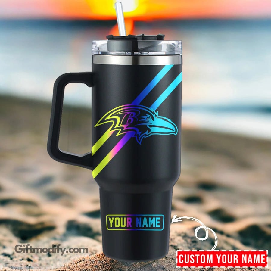 Personalized Insulated Travel Mug - Custom Name & Stylish Design