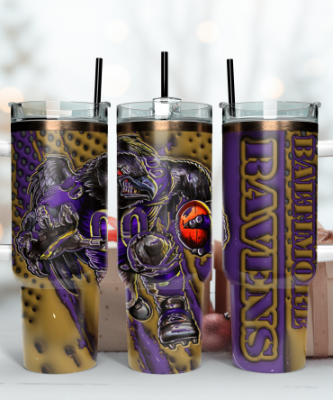 Stylish Football-Themed Tumbler with Handle - Perfect Gift for Fans