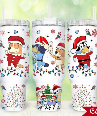Festive Holiday Cartoon Tumbler with Handle - Perfect Gift for Kids & Adults